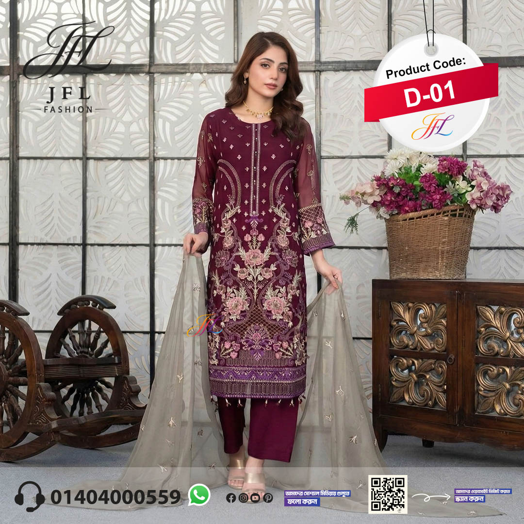 Alara Luxury Chiffon D-01