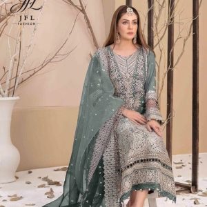 Embroidered Chiffon D8707B